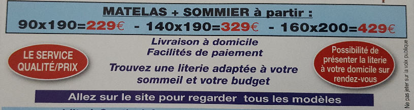 offre promo literie matelas sommiers 95 78 92 offre promo literie matelas sommiers 95 78 92